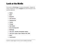 Tablet Screenshot of birdie.jcoglan.com