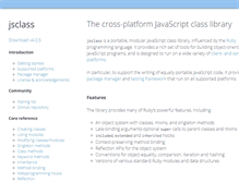Tablet Screenshot of jsclass.jcoglan.com